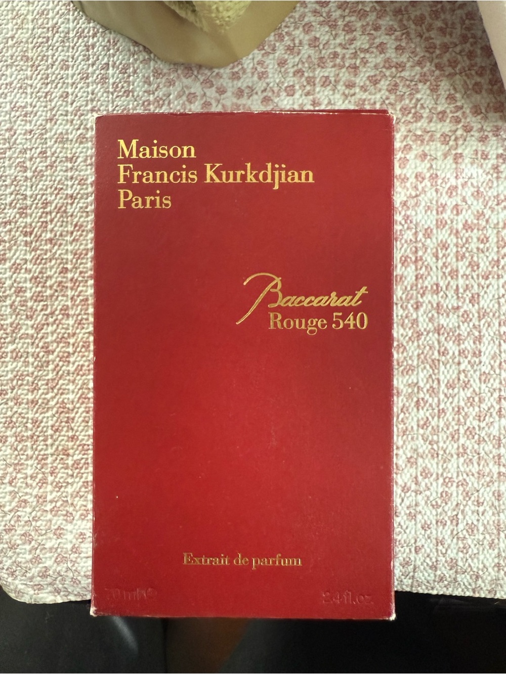 Maison Francis Kurkdjian Baccarat Rouge 540 - Red & Gold Bottle and Box